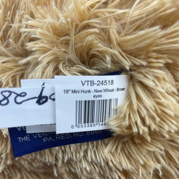 Vermont Teddy Bear 18 Inch Hunka Love Bear Soft Plush Stuffed Animal NEW - Picture 6 of 7